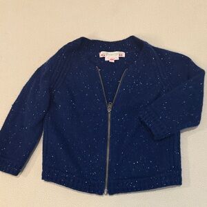Bonpoint Navy cashmere cardigan 18M